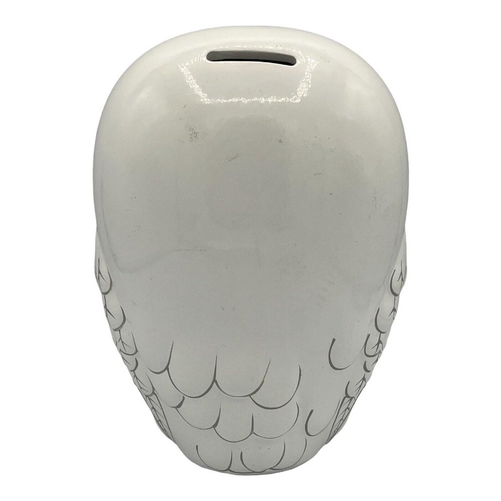 Harry Potter Hedwig The White Owl Ceramic Coin Bank with Rubber Stopper Wizard - Picture 2 of 4